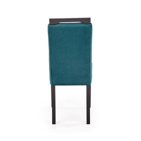 Scaun CLARION 2, negru/turcoaz, 42X58X97 cm