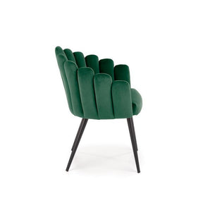 Scaun tapitat K410, verde, 65x62x85 cm