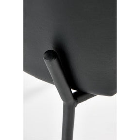Scaun K471, stofa si piele ecologica gri, 50x58x85 cm