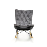 Balansoar Indigo, gri inchis/negru, 72x110x100 cm