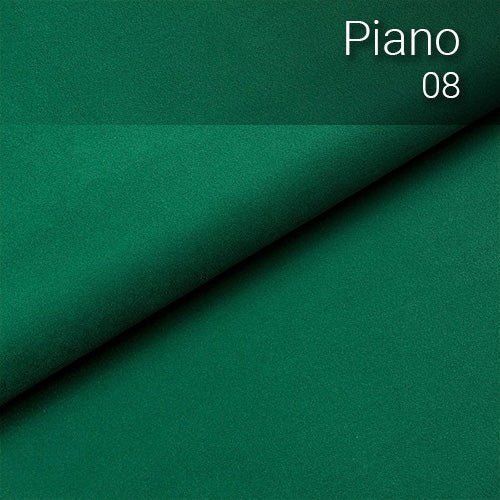 Canapea extensibila STOFA DE LUX Aldo 3L, stofa catifelata verde - PIANO 08, 227x106x92 cm