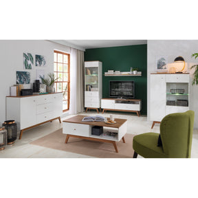 Comoda tv stil scandinav Heda, 135X40,5X55 cm