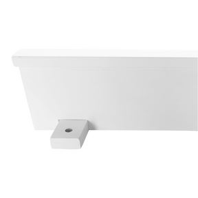 Raft din bambus alb JODA TYP 2, 48,5x12x8 cm