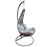 Balansoar suspendat KALEA 2 NEW, gri, 105x105x195 cm.