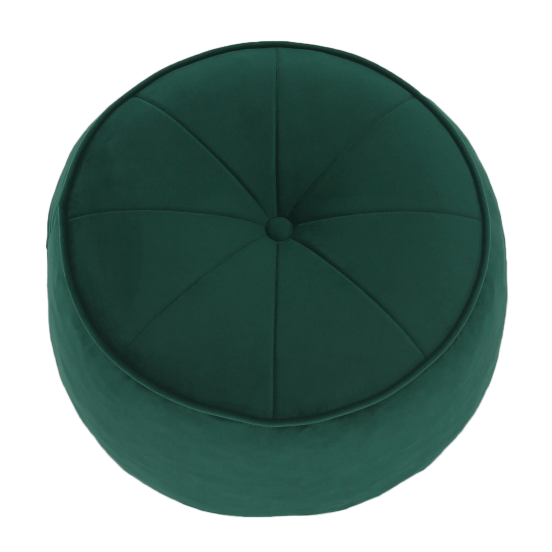 Taburet verde smarald KEREM, 45x45x26 cm