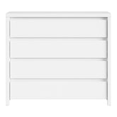 Comoda TV alba KASPIAN, 105X40.5X92 CM