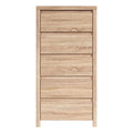 Comoda dormitor sonoma Kaspian, 56X40.5X112.5 CM