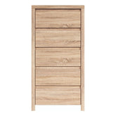 Comoda dormitor sonoma Kaspian, 56X40.5X112.5 CM