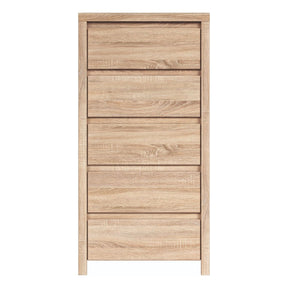 Comoda dormitor sonoma Kaspian, 56X40.5X112.5 CM