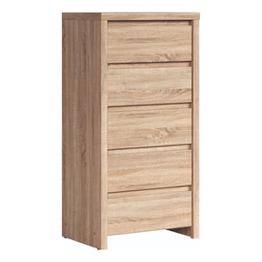 Comoda dormitor sonoma Kaspian, 56X40.5X112.5 CM