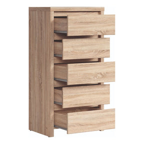 Comoda dormitor sonoma Kaspian, 56X40.5X112.5 CM
