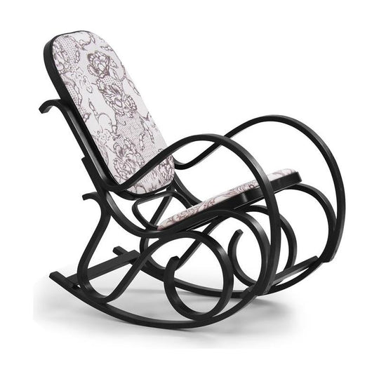 Balansoar din lemn curbat Max 2, wenge, 52x90x95 cm