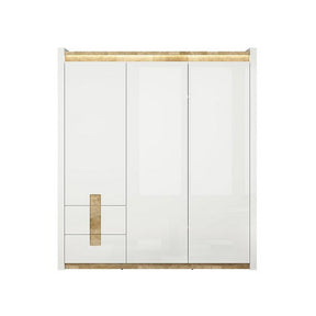 Dulap pentru dormitor alb Alameda, 60X180X201 cm