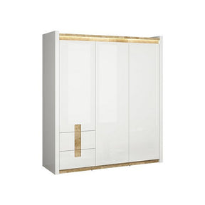 Dulap pentru dormitor alb Alameda, 60X180X201 cm