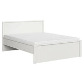 Pat din lemn Kaspian LOZ/160/T, alb, fara somiera