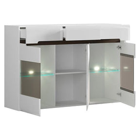 Comoda tv cu leduri AZTECA TRIO, 150X41X104 cm