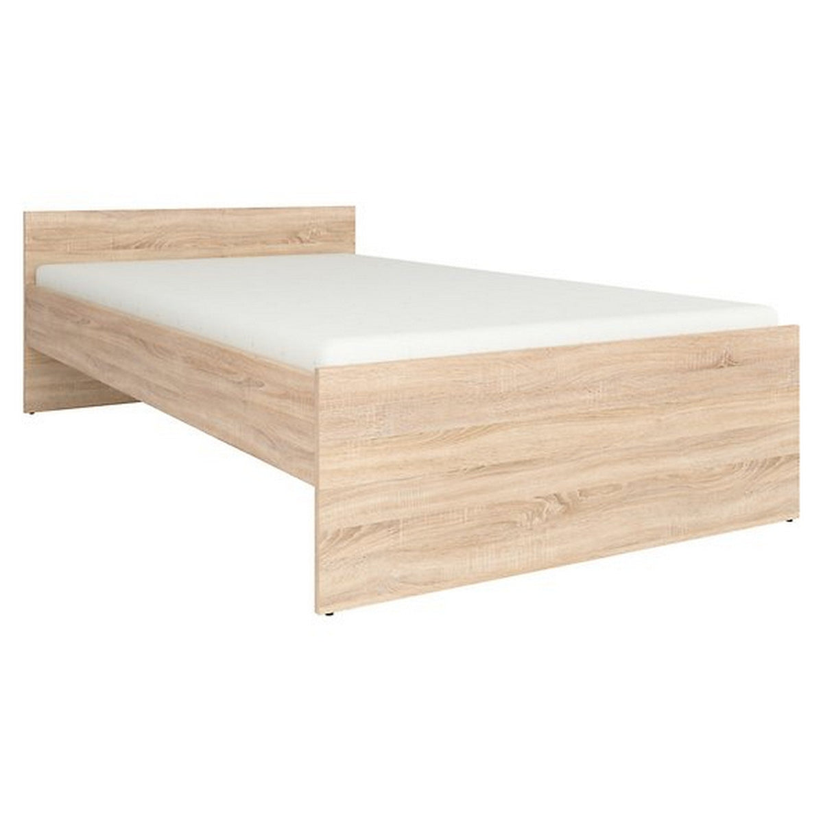 Pat sonoma Nepo Plus 120, 204x125x44,5-66,5 cm, fara somiera