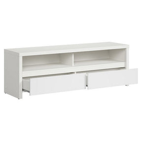 Comoda TV Kaspian alb mat, 143,5x40,5x48,5 cm