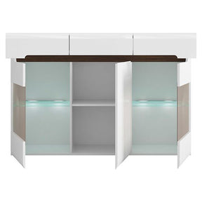 Comoda tv cu leduri AZTECA TRIO, 150X41X104 cm
