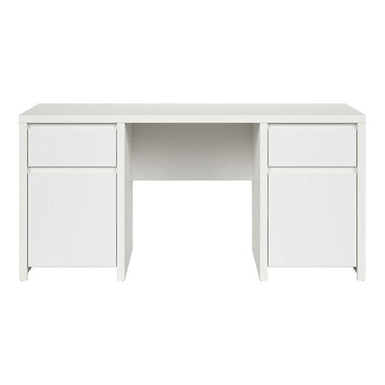 Birou calculator mare KASPIAN, alb, 160X65X77 CM