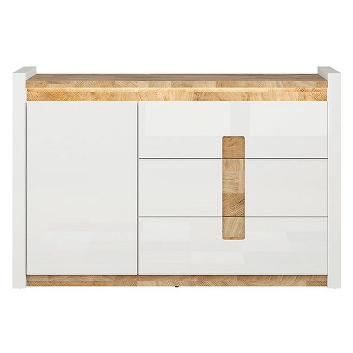 Comoda Alameda, alb, 41x147x96,5 CM