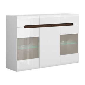 Comoda tv cu leduri AZTECA TRIO, 150X41X104 cm