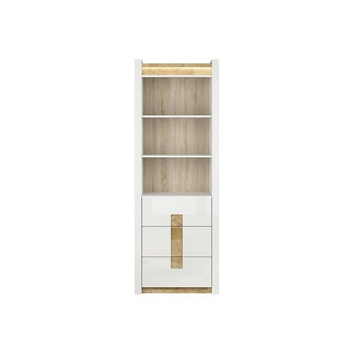 Biblioteca Alameda, alba, 72x41,50x201 cm