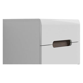 Comoda alba cu 5 sertare AZTECA TRIO, 60X41X104 CM