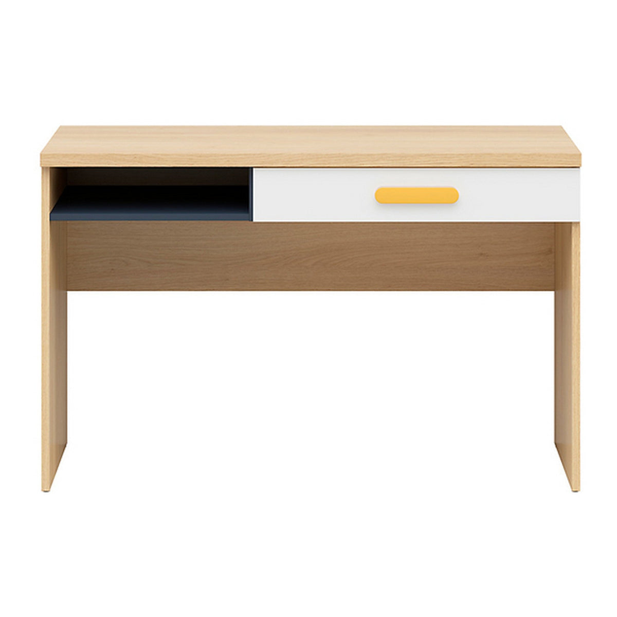 Birou Wesker, sonoma/alb, 120x59x75,5 cm.