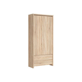 Dulap Kaspian sonoma, 90x40,5x200,5 cm.