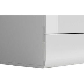 Comoda alba cu 5 sertare AZTECA TRIO, 60X41X104 CM