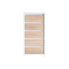 Comoda cu sertare stejar Kaspian KOM5S, 56X40.5X112.5 CM