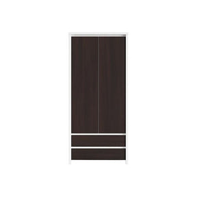 Dulap 2 usi 2 sertare Kaspian SZF2D2S, 90X55.5X200.5 CM