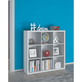 Biblioteca living mica stejar sonoma NEPO PLUS, 117X38,5X113,5 CM