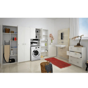 Dulap de baie alb NATALI TYP 8, 2 sertare, 20x45x61 cm