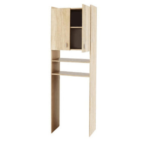 Dulap pentru masina de spalat NATALI sonoma, 64x32x190 cm