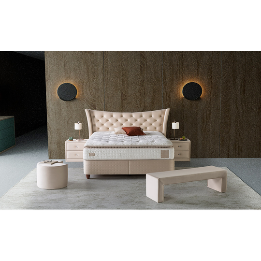 Pat elegant Lincolin, cu lada pentru depozitare, 160x200 cm