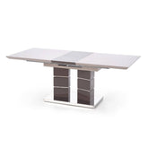 Masa dining extensibila Lord, maro/bej, 160/200X90X75 CM