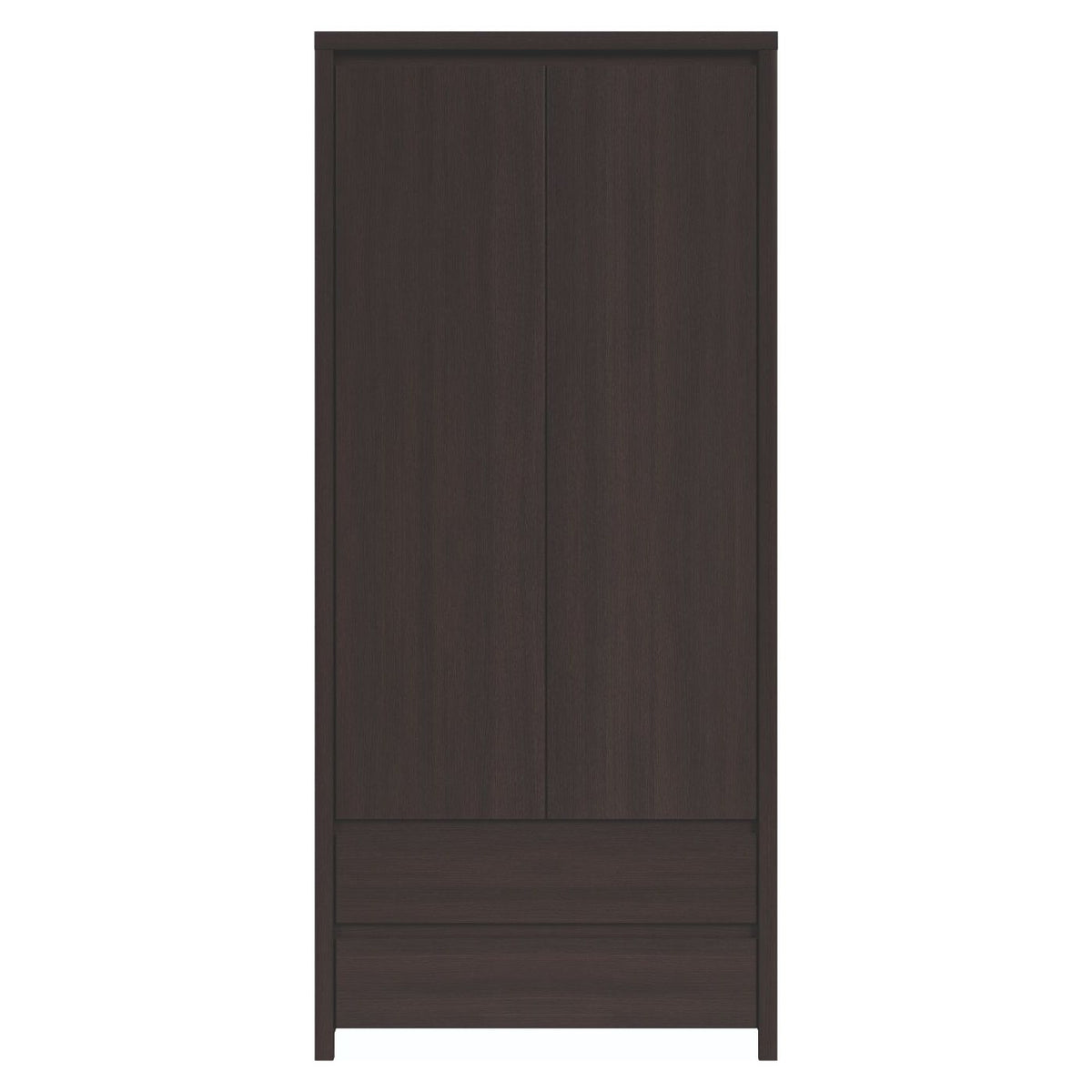 Dulap haine 90 cm wenge Kaspian, 90X40.5X200.5 cm