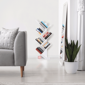 Biblioteca alba BAKI NEW TYP 2, 40x20x120 cm.