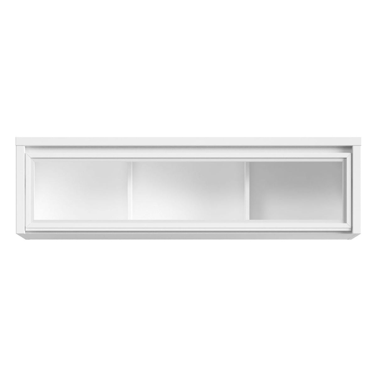 Vitrina suspendata alba KASPIAN SFW-140, 143.5X30.5X40 CM