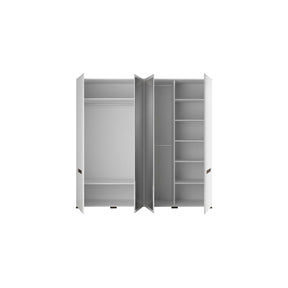 Dulapuri haine cu 4 usi Azteca Trio, 220x57x210 cm