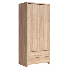 Dulap 2 usi hol stejar sonoma Kaspian, 90X55,5X200.5 CM