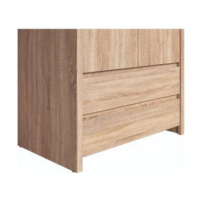 Dulap 2 usi hol stejar sonoma Kaspian, 90X55,5X200.5 CM
