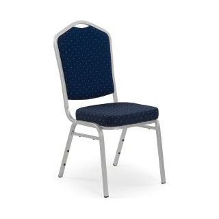 Scaun albastru K66-S, 45X48X93 CM