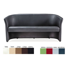 Canapea fixa TM-3 piele ecologica, 160x60x76 cm