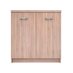 Comoda cu 2 usi stejar sonoma Top Mix, 80x33x85 cm