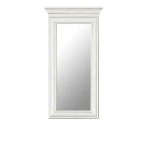 Oglinda hol KENTUKI, alb patinat, 58,5x110x6,5 cm
